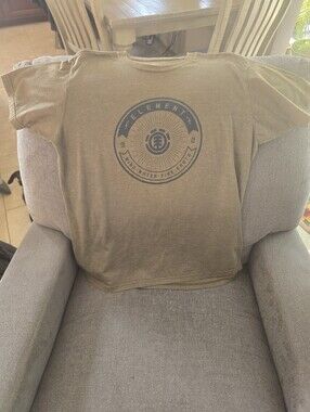 Element Men's Olive Green Graphic Short Sleeve Tee
